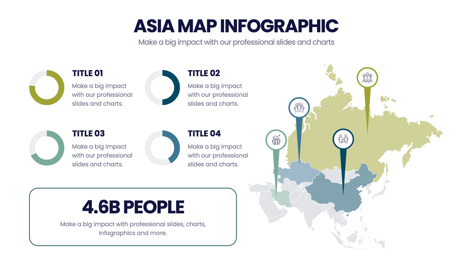 Asia Map Infographics
