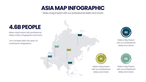 Asia Map Infographics