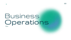 Blaze Business Operations Plan Presentation