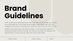 Brand Guidelines Presentation slide 3