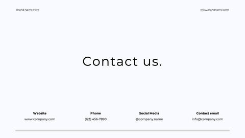 Brand Profile Presentation