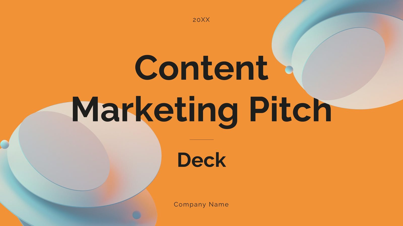 Breeze Content Marketing Pitch Deck Presentation