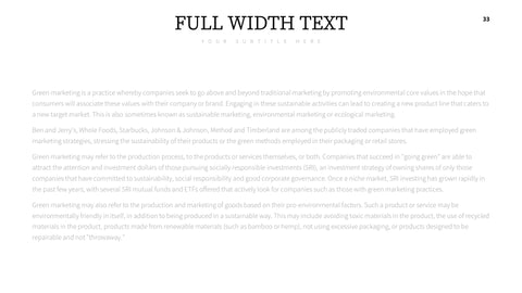 Brice Minimal Presentation Template