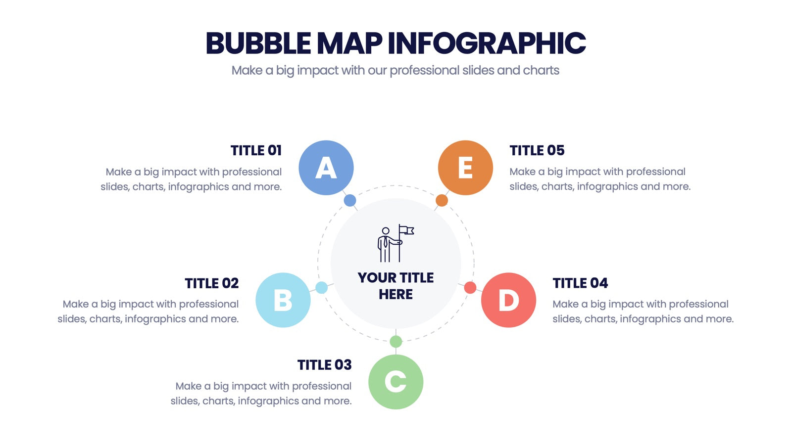 Bubble Map Infographics
