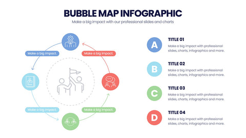 Bubble Map Infographics