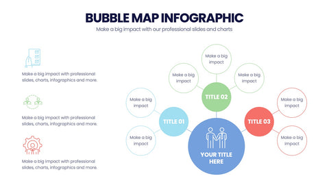 Bubble Map Infographics
