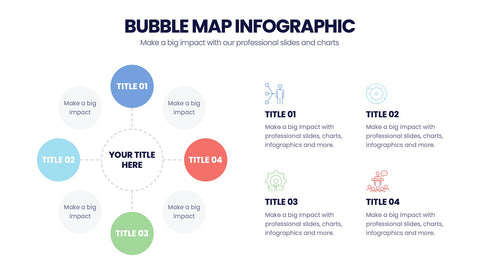 Bubble Map Infographics