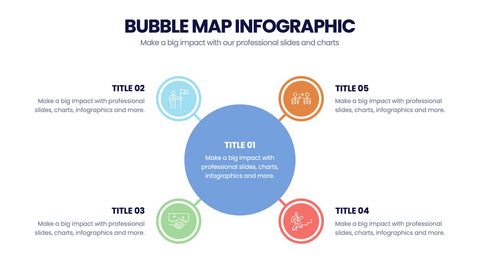 Bubble Map Infographics
