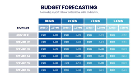 Budget Forecasting Infographics