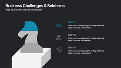 Business Challenges & Solutions Presentation slide 2