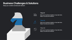Business Challenges & Solutions Presentation slide 3