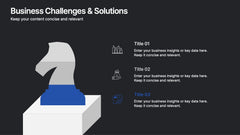 Business Challenges & Solutions Presentation slide 4