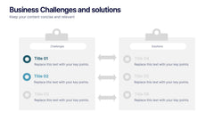 Business Challenges and Solutions Presentation slide 3