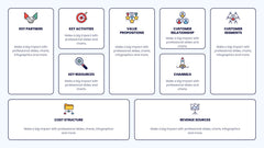 Business Model Canvas Infographics slide 12