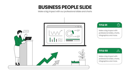 Business People Infographics slide 2