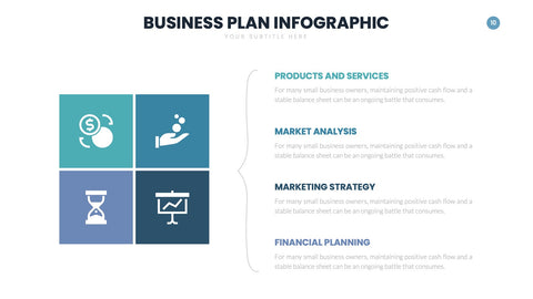 Business Plan Infographics for Pitches & Strategy