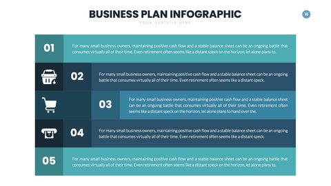 Business Plan Infographics for Pitches & Strategy