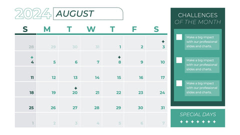 Calendar Infographics