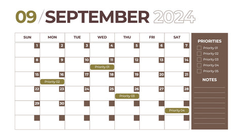 Calendar Infographics