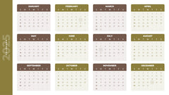 Calendar Infographics slide 28