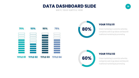 Chart Infographics for Data Visualization & Reports