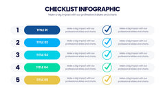Checklist Infographics slide 16