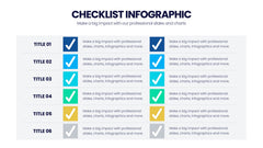 Checklist Infographics slide 17