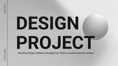 Comet Graphic Design Project Plan Presentation
