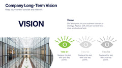 Company Long-Term Vision Presentation slide 2