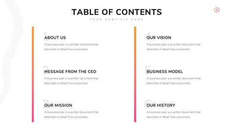 Company Profile Infographics for About & Overview
