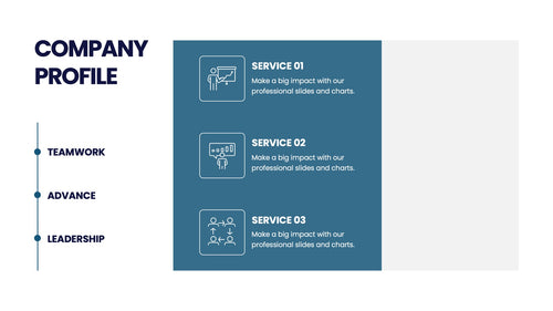Company Profile Infographics slide 2