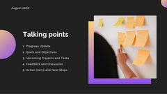 Company Team Meeting Presentation slide 2