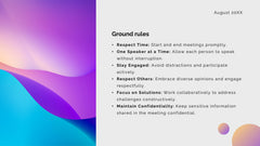Company Team Meeting Presentation slide 3