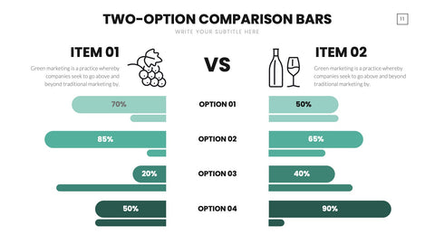 Comparison Infographics for Side-by-Side Analysis