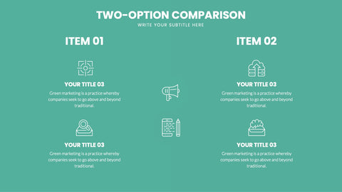 Comparison Infographics for Side-by-Side Analysis