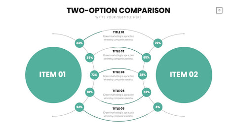 Comparison Infographics for Side-by-Side Analysis