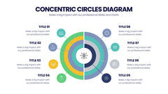 Concentric Circles Infographics slide 7