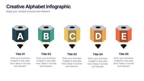 Creative Alphabet Infographic Presentation