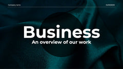 Creative Business Overview Presentation slide 2