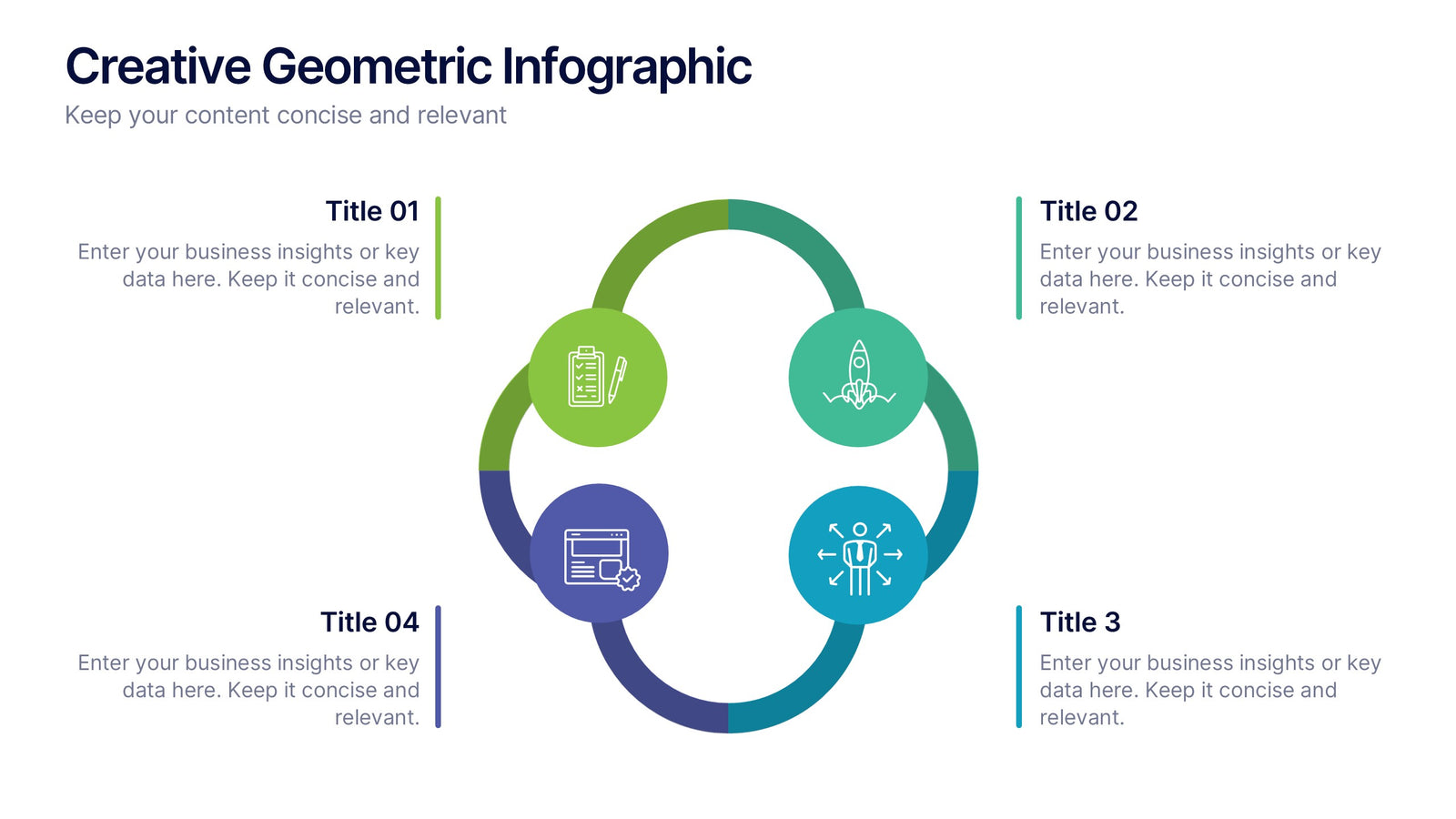 Creative Geometric Infographic Presentation