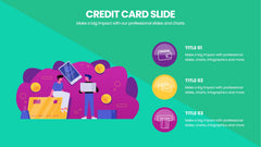 Credit Card Infographics slide 9