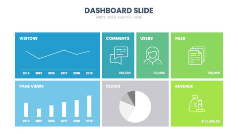 Dashboard Infographics for KPIs & Reports