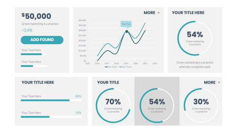 Dashboard Infographics for KPIs & Reports