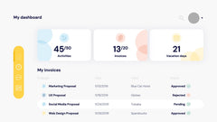 Dashboard Infographics slide 9
