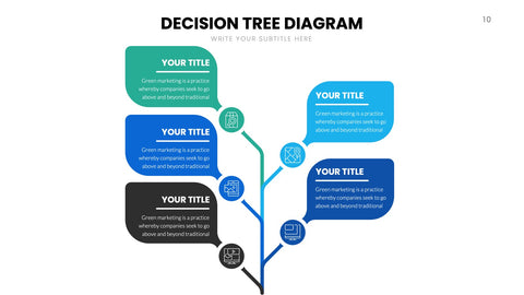 Decision Tree Infographics for Strategy & Risk Analysis