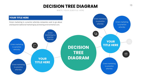 Decision Tree Infographics for Strategy & Risk Analysis
