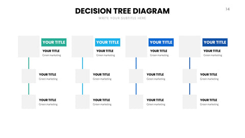 Decision Tree Infographics for Strategy & Risk Analysis