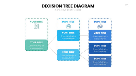 Decision Tree Infographics for Strategy & Risk Analysis