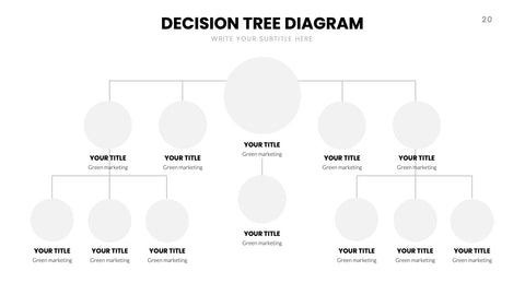 Decision Tree Infographics for Strategy & Risk Analysis