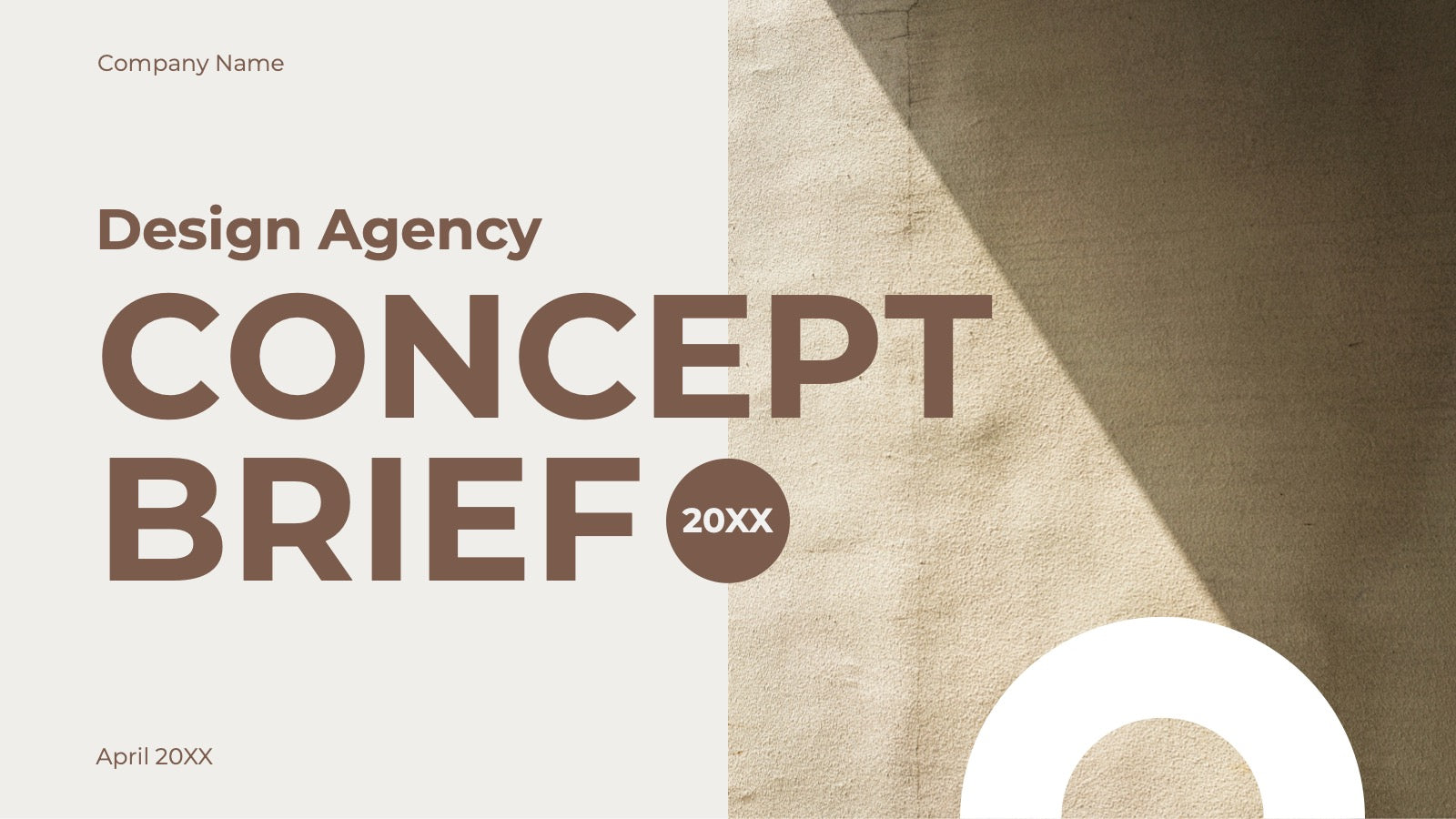 Design Concept Brief Presentation